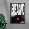 Breaking Point contemporary wall art print by Sheyi Adebayo - sold by DROOL