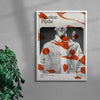 American Psycho contemporary wall art print by Justyna Frąckiewicz - sold by DROOL