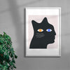 Catman contemporary wall art print by David Vanadia - sold by DROOL
