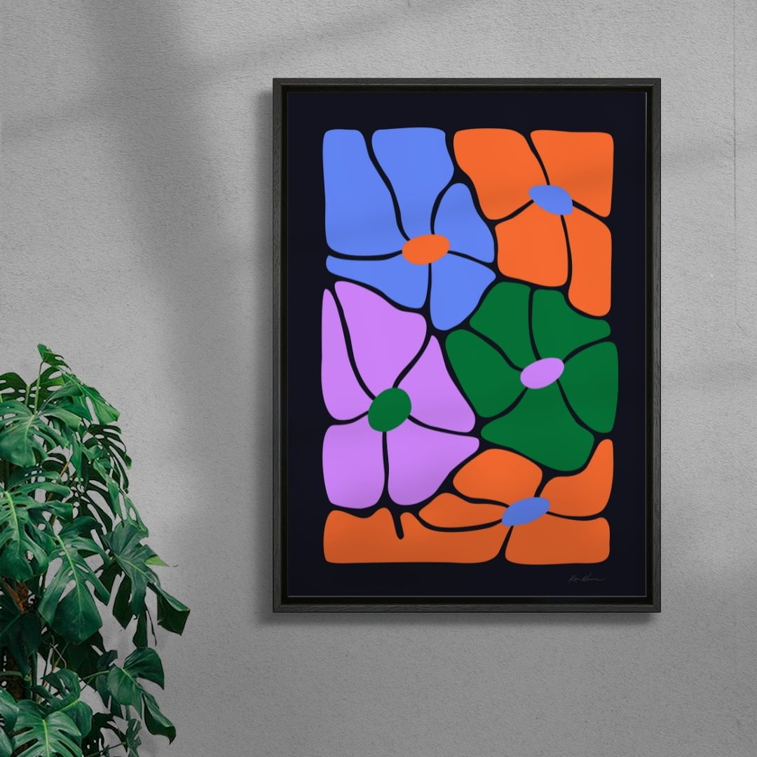 KTSE contemporary wall art print by Kim Van Vuuren - sold by DROOL