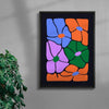 KTSE contemporary wall art print by Kim Van Vuuren - sold by DROOL
