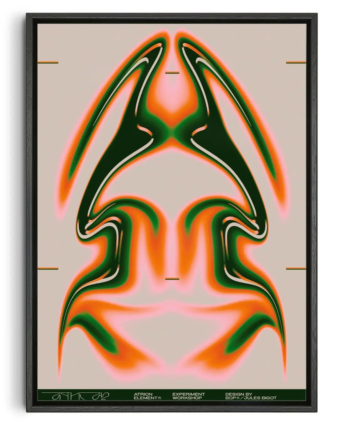Atrion Element contemporary wall art print by Jules Bigot - sold by DROOL