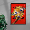 GOTEN TAG contemporary wall art print by DINES© - sold by DROOL
