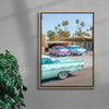 Palm Springs Paradise contemporary wall art print by Deston Isas - sold by DROOL
