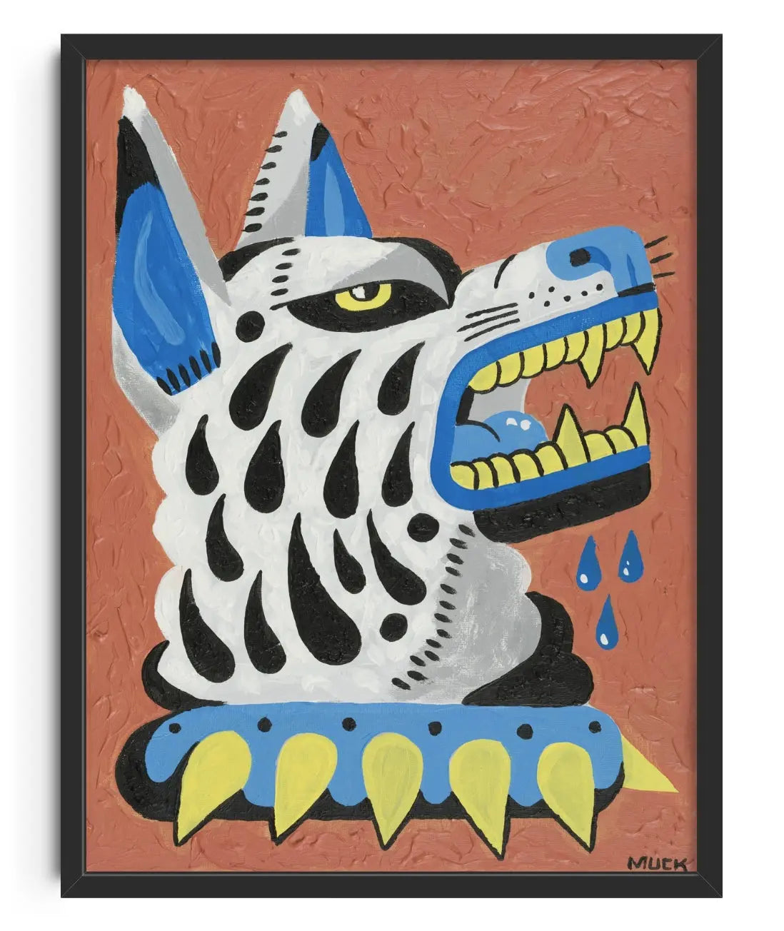 Guard Dog contemporary art print by Jamie Muck - sold by DROOL