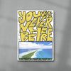 You will never be here contemporary wall art print by Jorge Santos - sold by DROOL