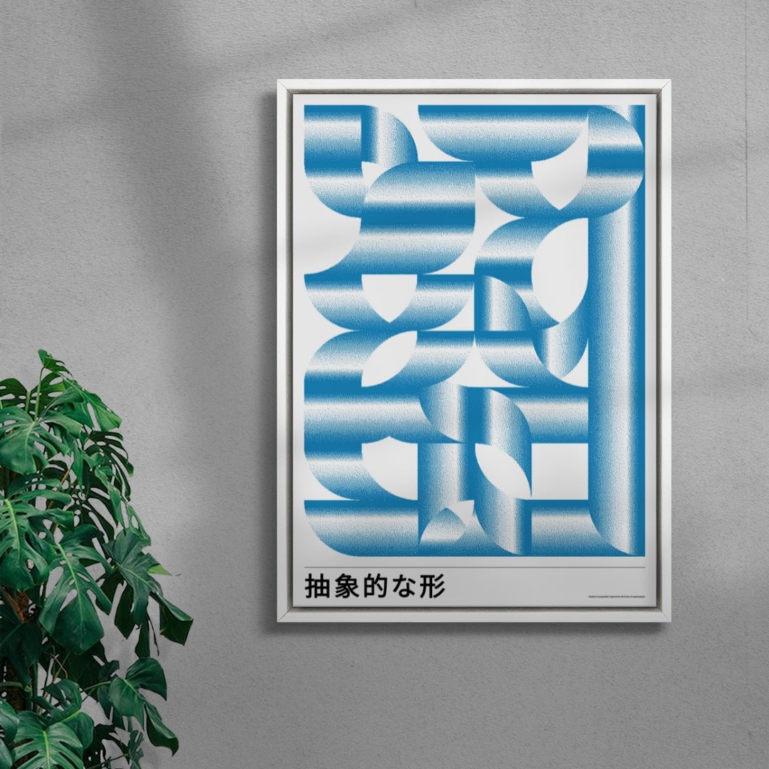 Abstract 01 contemporary wall art print by John Schulisch - sold by DROOL