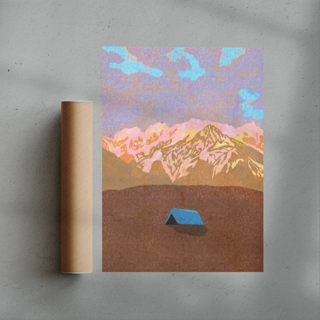 Annecy contemporary wall art print by Lily Kong - sold by DROOL