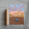 Annecy contemporary wall art print by Lily Kong - sold by DROOL