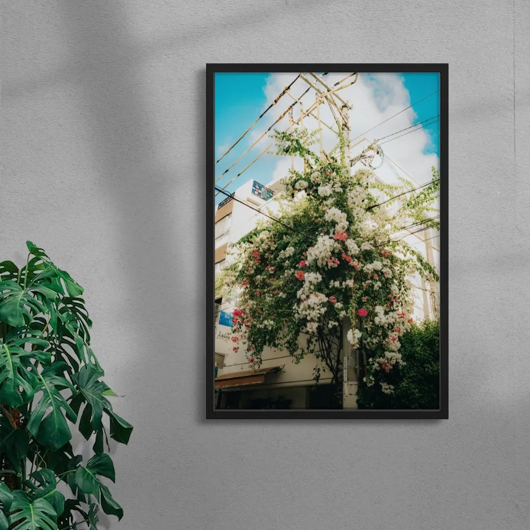 Flourish contemporary wall art print by Wyatt Clough - sold by DROOL
