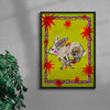 My Lucky Rabbit Foot contemporary wall art print by Kwonny - sold by DROOL