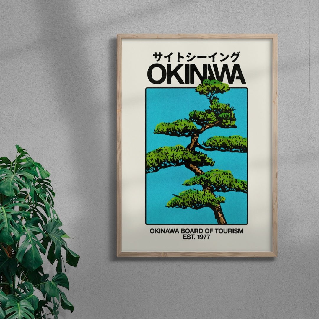 Okinawa 1 contemporary wall art print by Othman Zougam - sold by DROOL