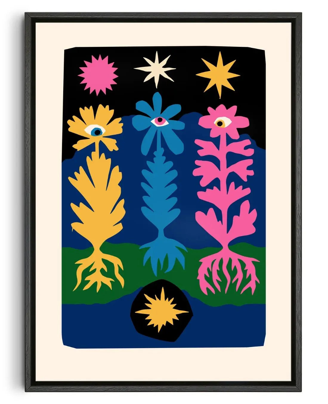 Calling in the Dark contemporary wall art print by Nick Liefhebber - sold by DROOL