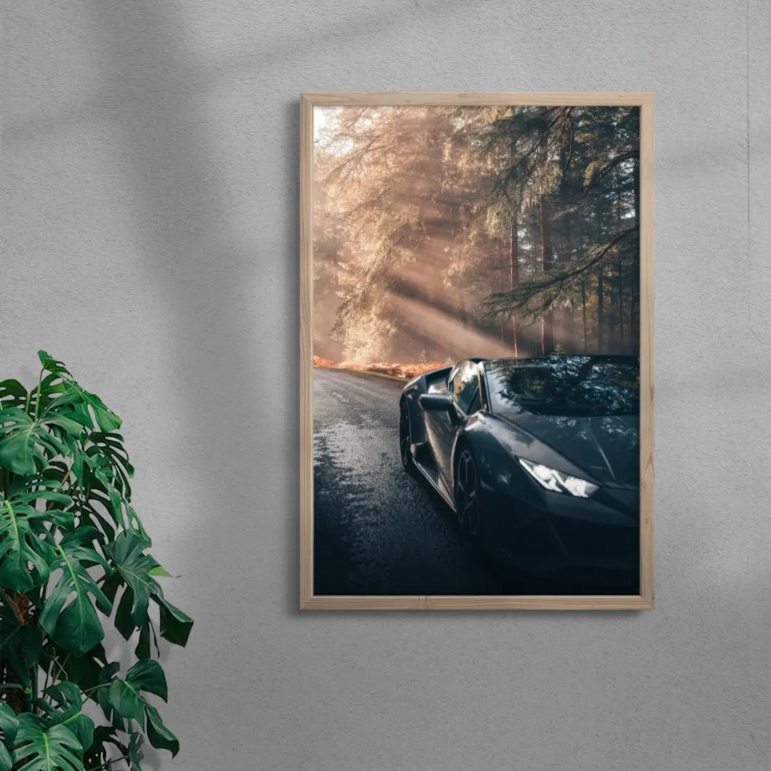 Streaming contemporary wall art print by Alex Stead - sold by DROOL