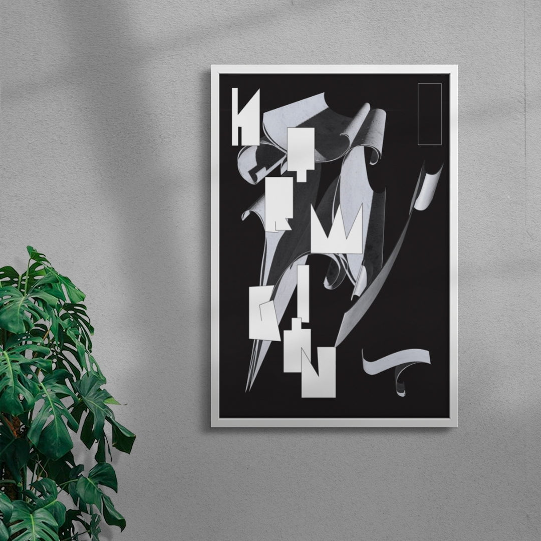 Hormigón contemporary wall art print by Naia Escribano - sold by DROOL