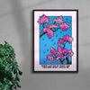 When I Let Go of What I Am contemporary wall art print by Othman Zougam - sold by DROOL