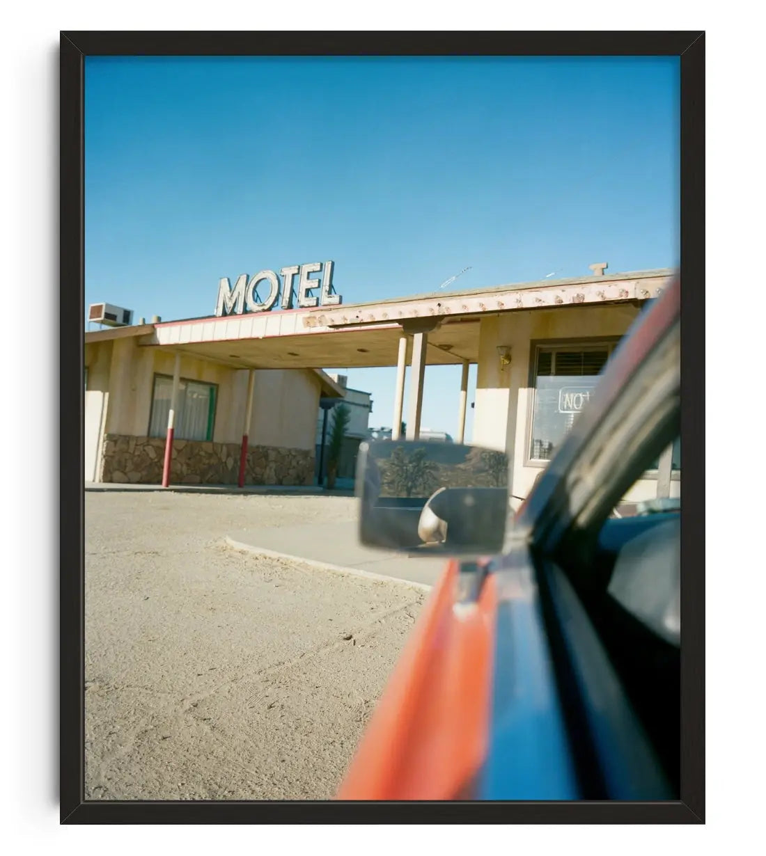 Motel contemporary wall art print by Blythe Thomas - sold by DROOL