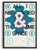 Load image into Gallery viewer, Time &amp; Space contemporary canvas art print by MEDG - sold by DROOL