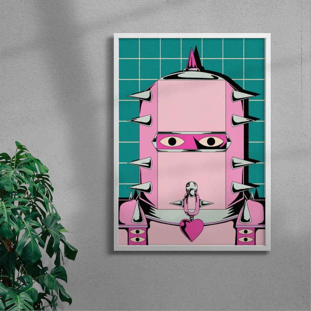See You 3 contemporary wall art print by Azaazelus - sold by DROOL