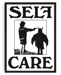 Thumbnail for Self Care contemporary wall art print by Utsav Verma - sold by DROOL