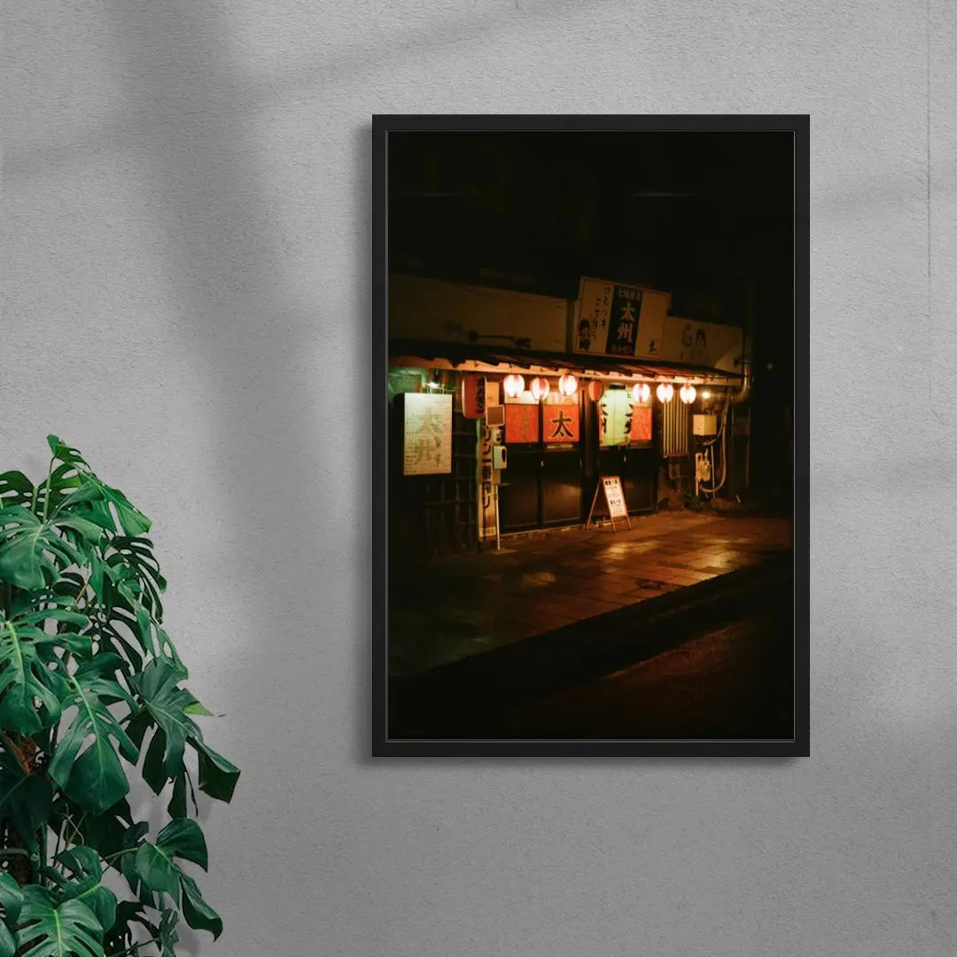 Izakaya contemporary wall art print by Marine Toux - sold by DROOL
