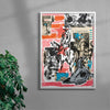 The Wild West contemporary wall art print by Caitlin Flood-Molyneux - sold by DROOL