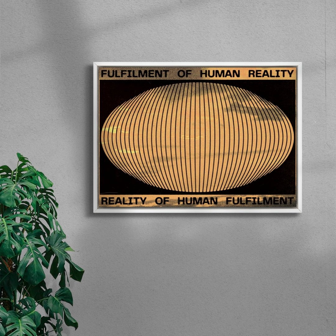 Fulfilment contemporary wall art print by Alexander Khabbazi - sold by DROOL