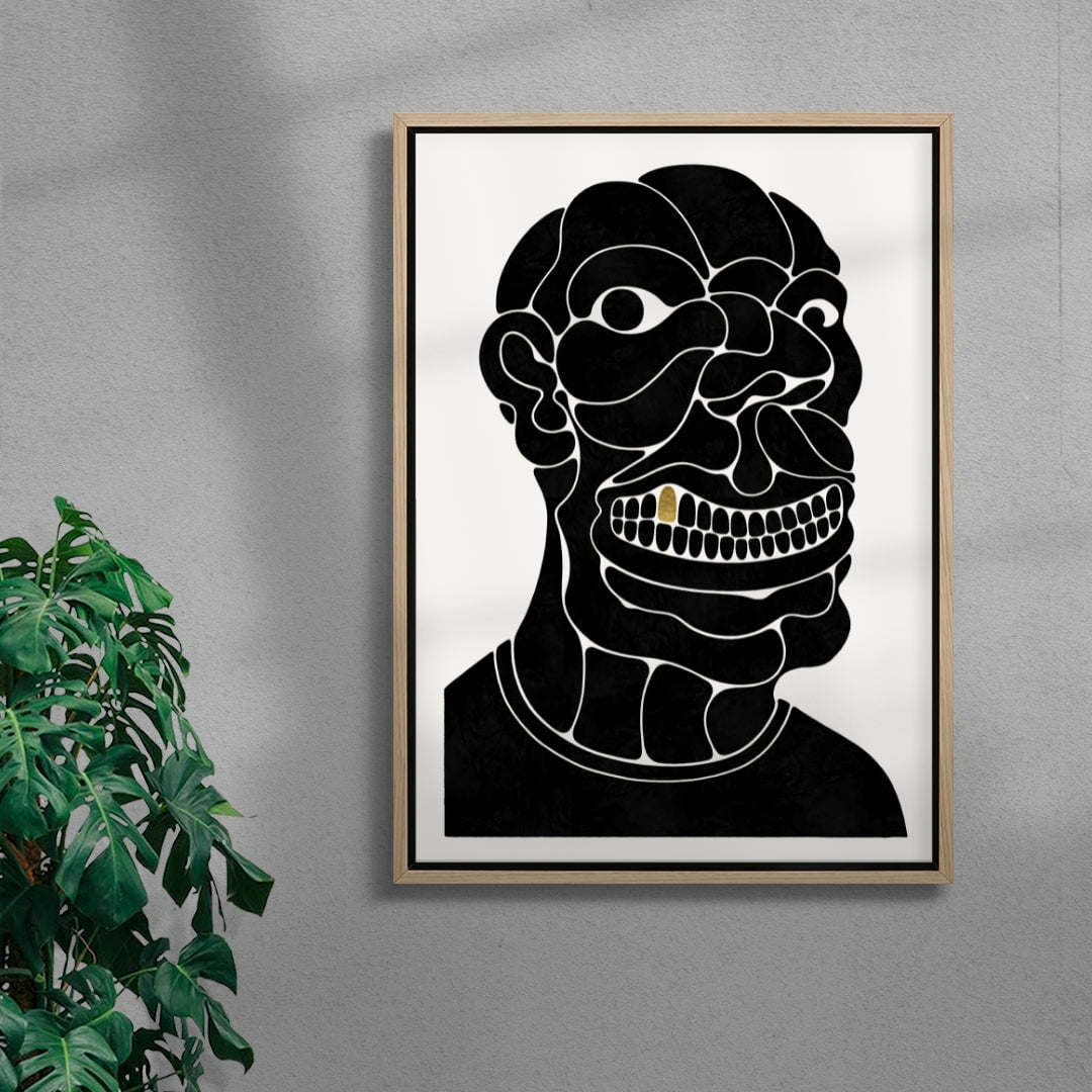 Unseeker contemporary wall art print by Henrik Delehag - sold by DROOL