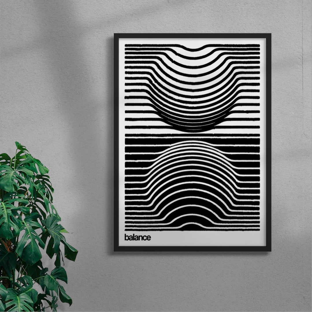 Harmonic Balance - UNFRAMED contemporary wall art print by Adam Foster - sold by DROOL