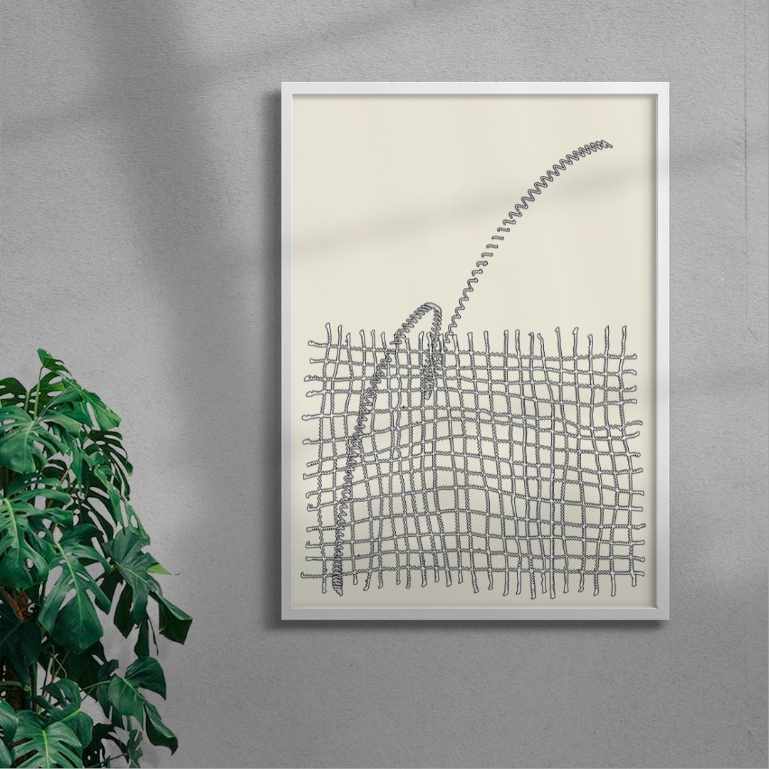 Over It contemporary wall art print by Jannis Zell - sold by DROOL