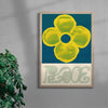 PEACE contemporary wall art print by Imo Sinclair - sold by DROOL