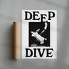 Deep Dive contemporary wall art print by Utsav Verma - sold by DROOL