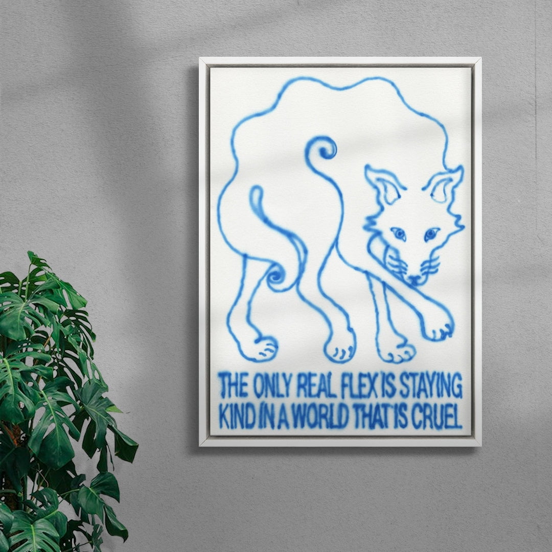 Staying Kind contemporary wall art print by Alexander Khabbazi - sold by DROOL