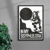 Sisyphus contemporary wall art print by Alexander Khabbazi - sold by DROOL