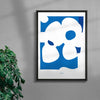 Linum contemporary wall art print by Rikki Hewitt - sold by DROOL