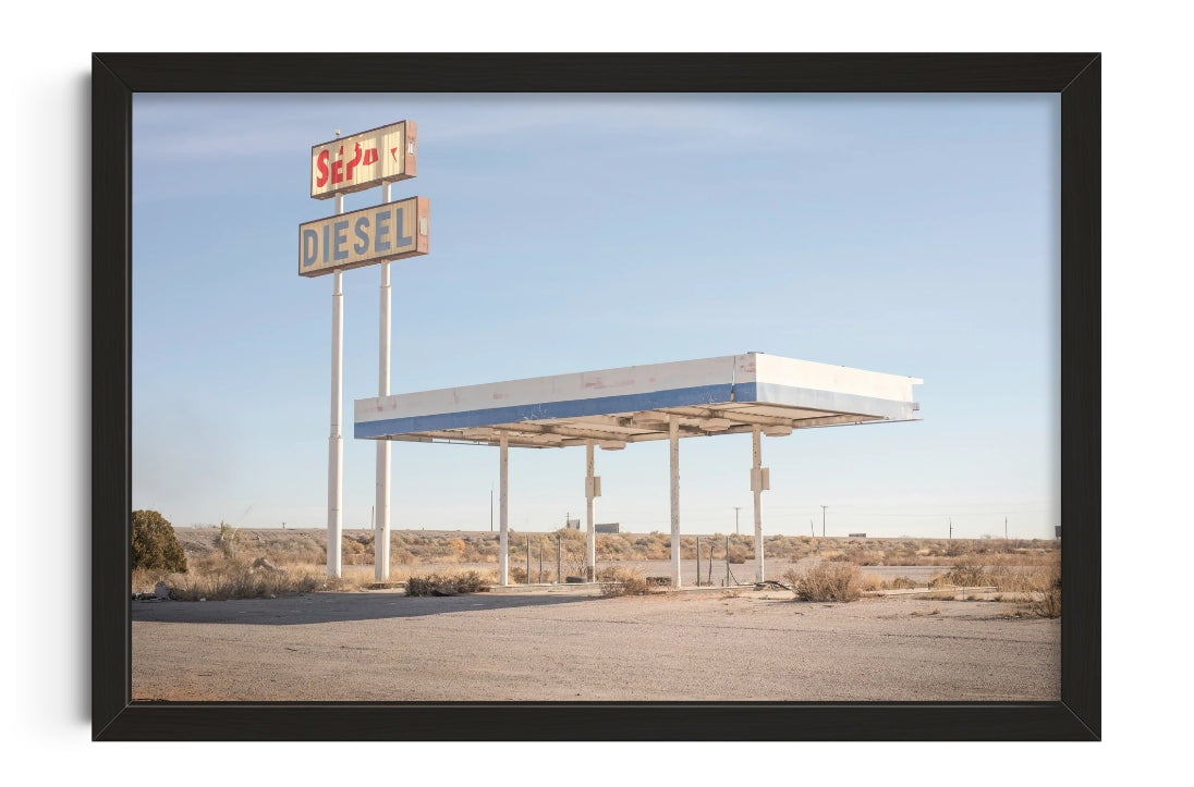 Desert Diesel contemporary wall art print by Steven Clouse - sold by DROOL