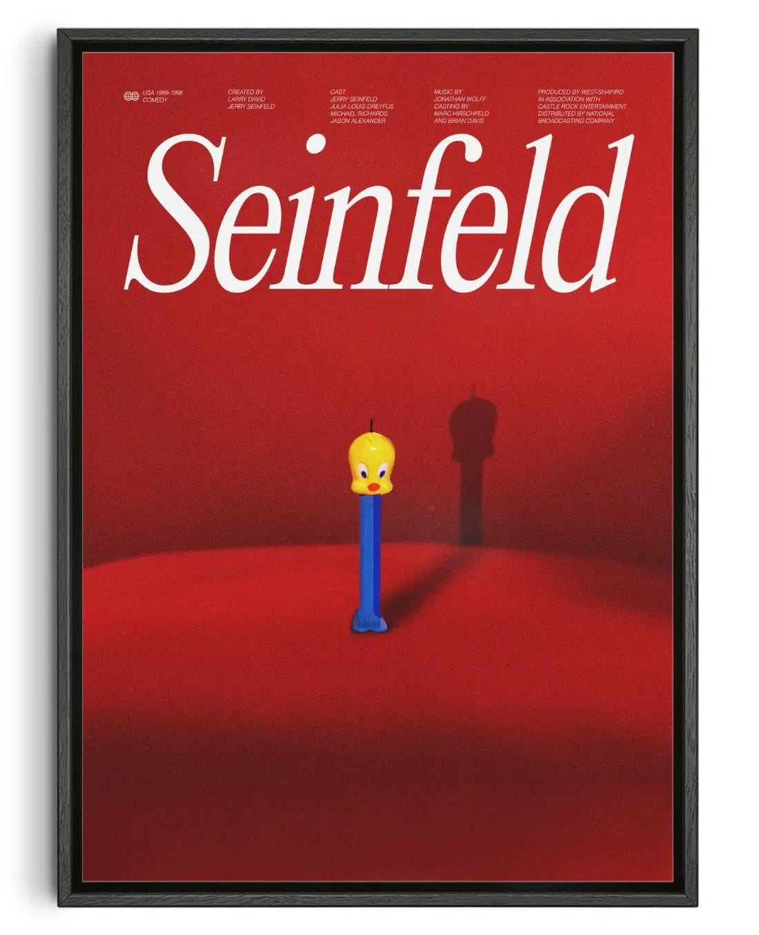Seinfeld contemporary wall art print by Justyna Frąckiewicz - sold by DROOL