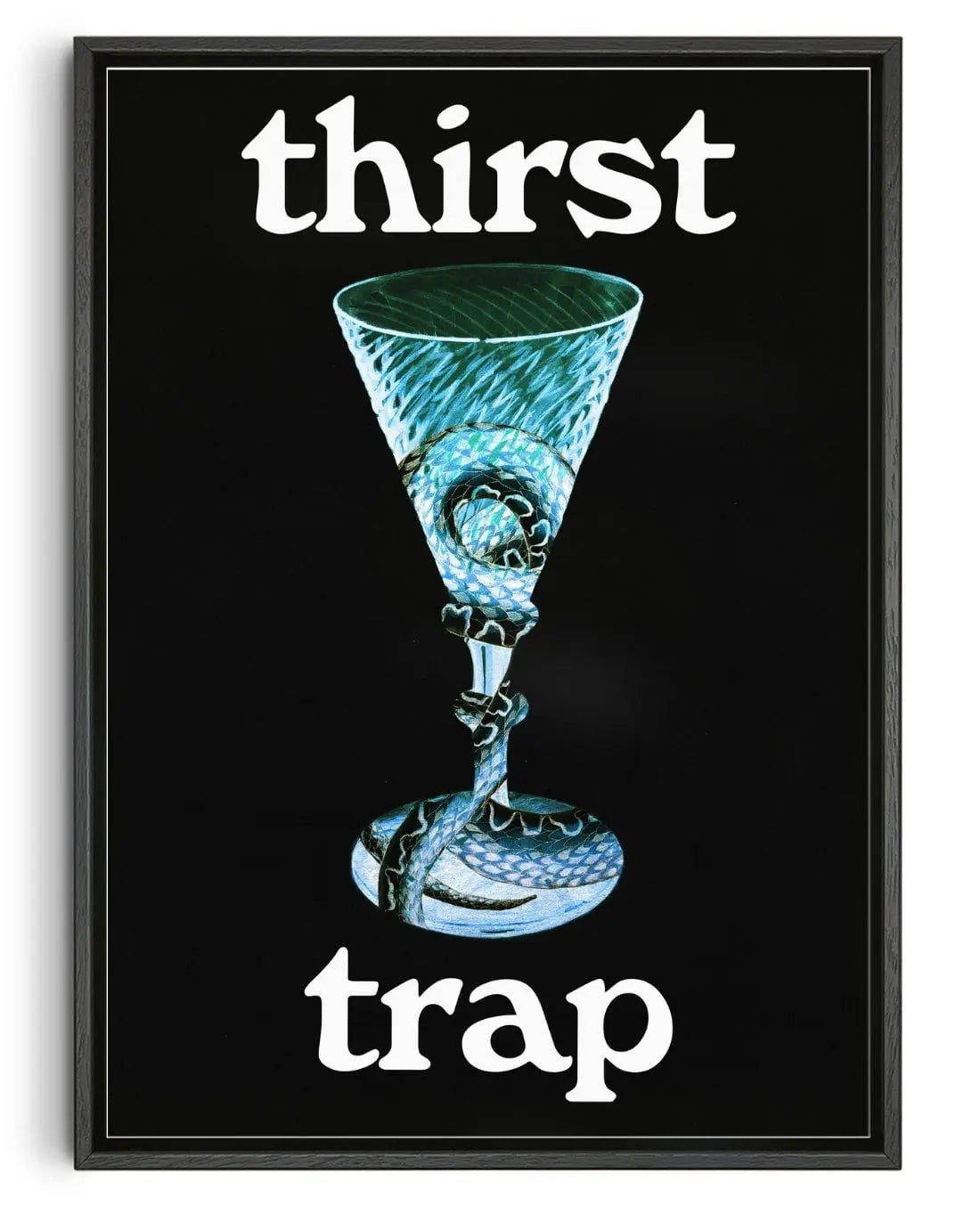 Thirst Trap contemporary canvas art print by Utsav Verma - sold by DROOL