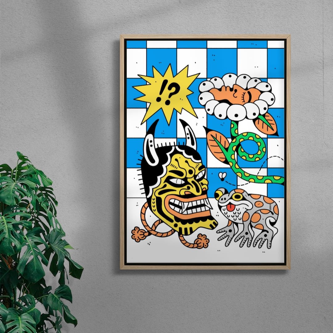 Still Life 2 contemporary wall art print by Jamie Muck - sold by DROOL