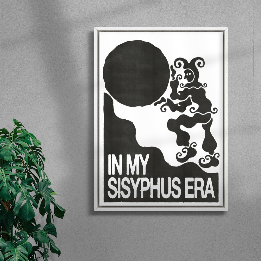 Sisyphus contemporary wall art print by Alexander Khabbazi - sold by DROOL