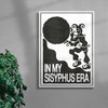 Sisyphus contemporary wall art print by Alexander Khabbazi - sold by DROOL
