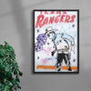 Luck of the Outlaw contemporary wall art print by Caitlin Flood-Molyneux - sold by DROOL