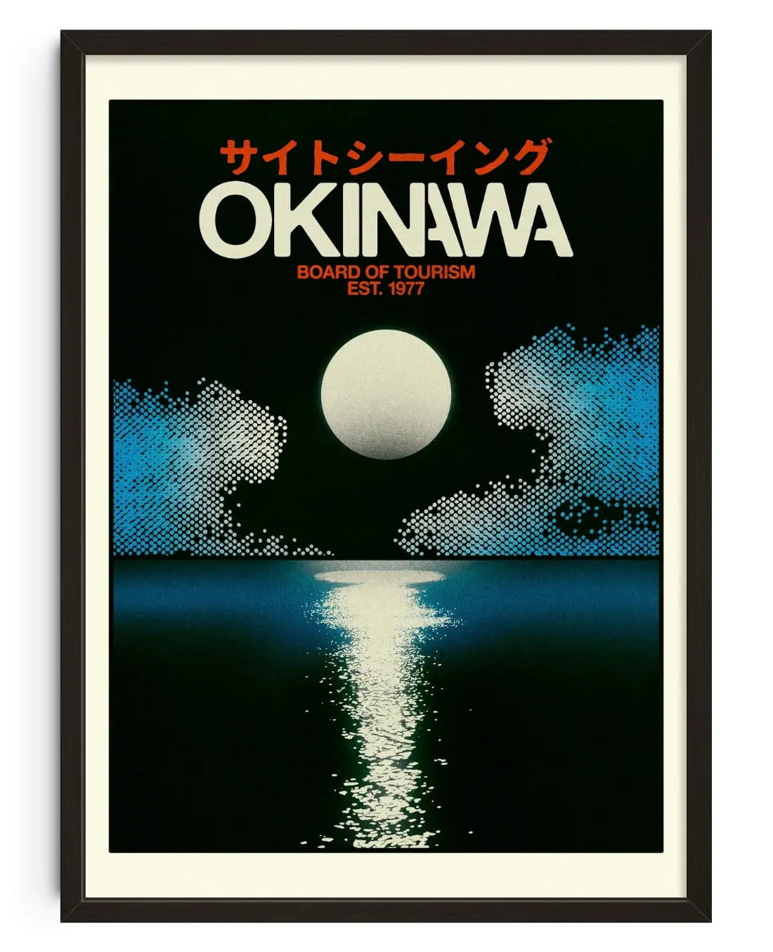 Okinawa 4 contemporary wall art print by Othman Zougam - sold by DROOL