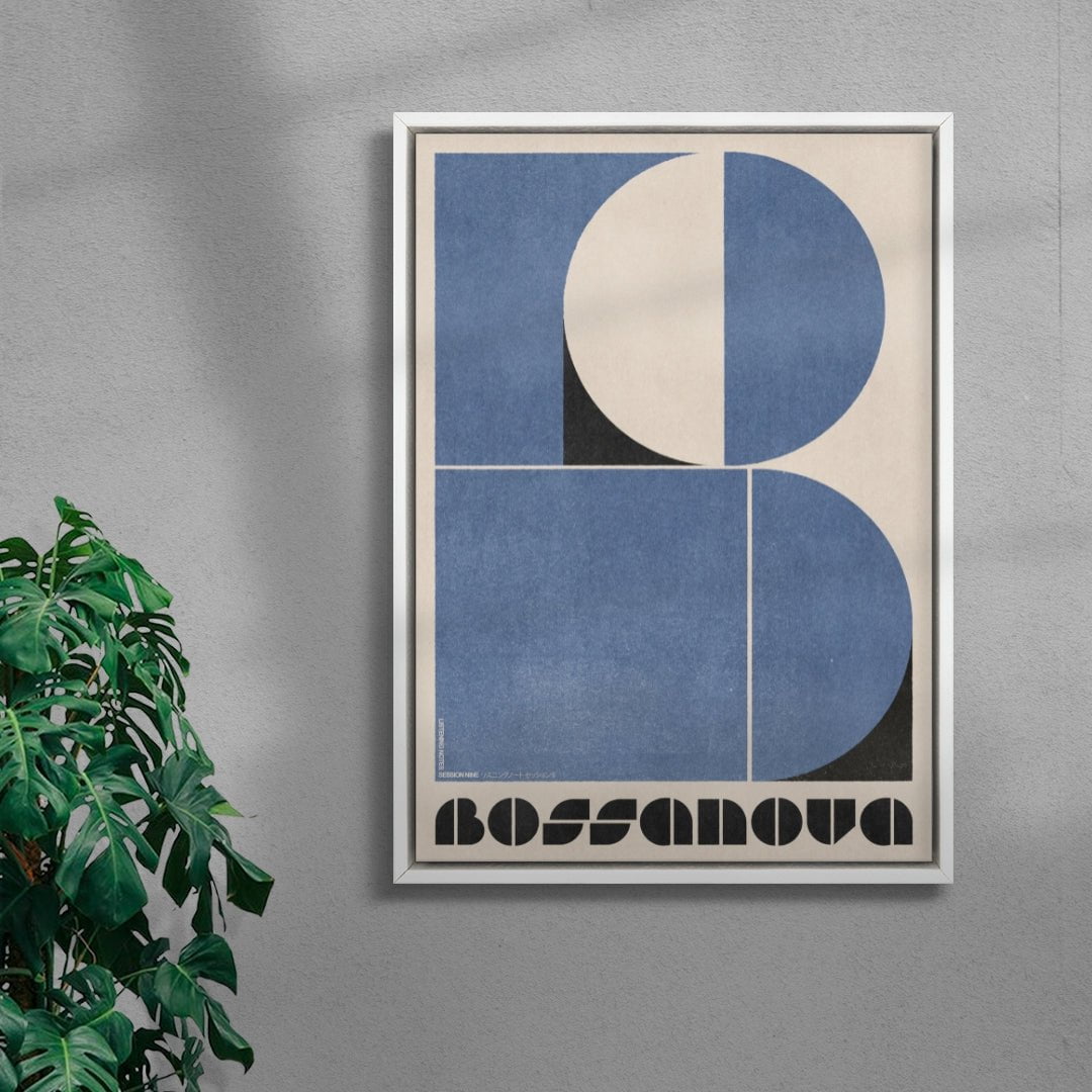 Bossanova contemporary wall art print by Henry M. - sold by DROOL