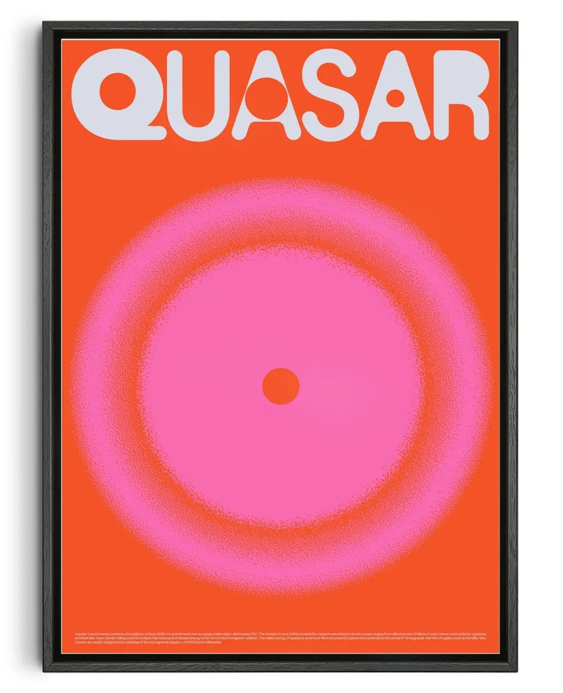 Quasar contemporary wall art print by John Schulisch - sold by DROOL