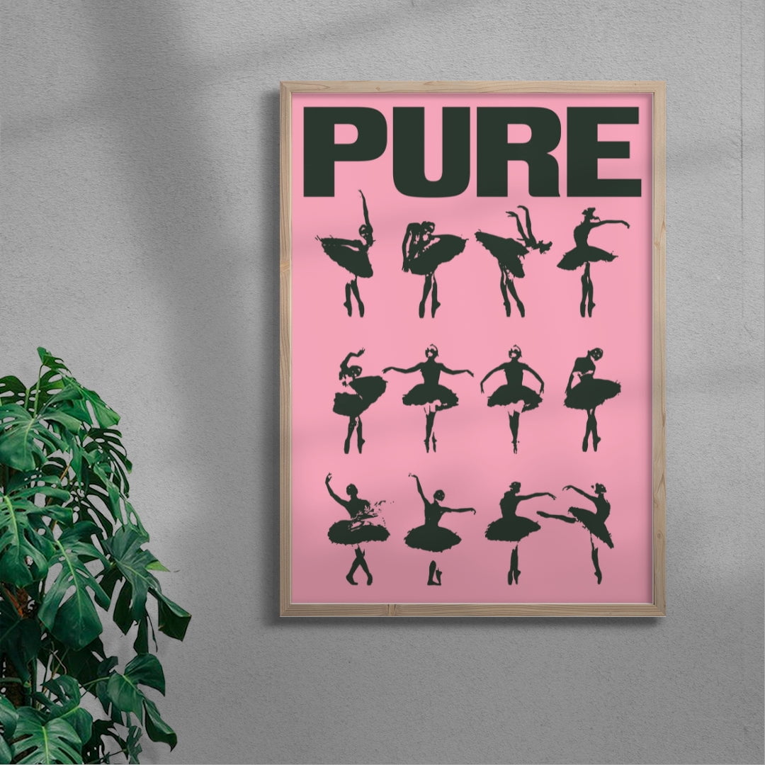 PURE contemporary wall art print by Utsav Verma - sold by DROOL