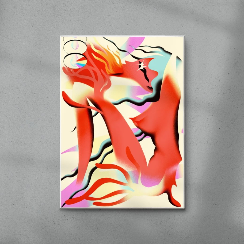 SPECTRUM contemporary wall art print by Arina Kokoreva - sold by DROOL