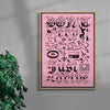 Don't Cry, Just Drive contemporary wall art print by Utsav Verma - sold by DROOL