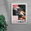 Do it now contemporary wall art print by Salome Frenzel - sold by DROOL