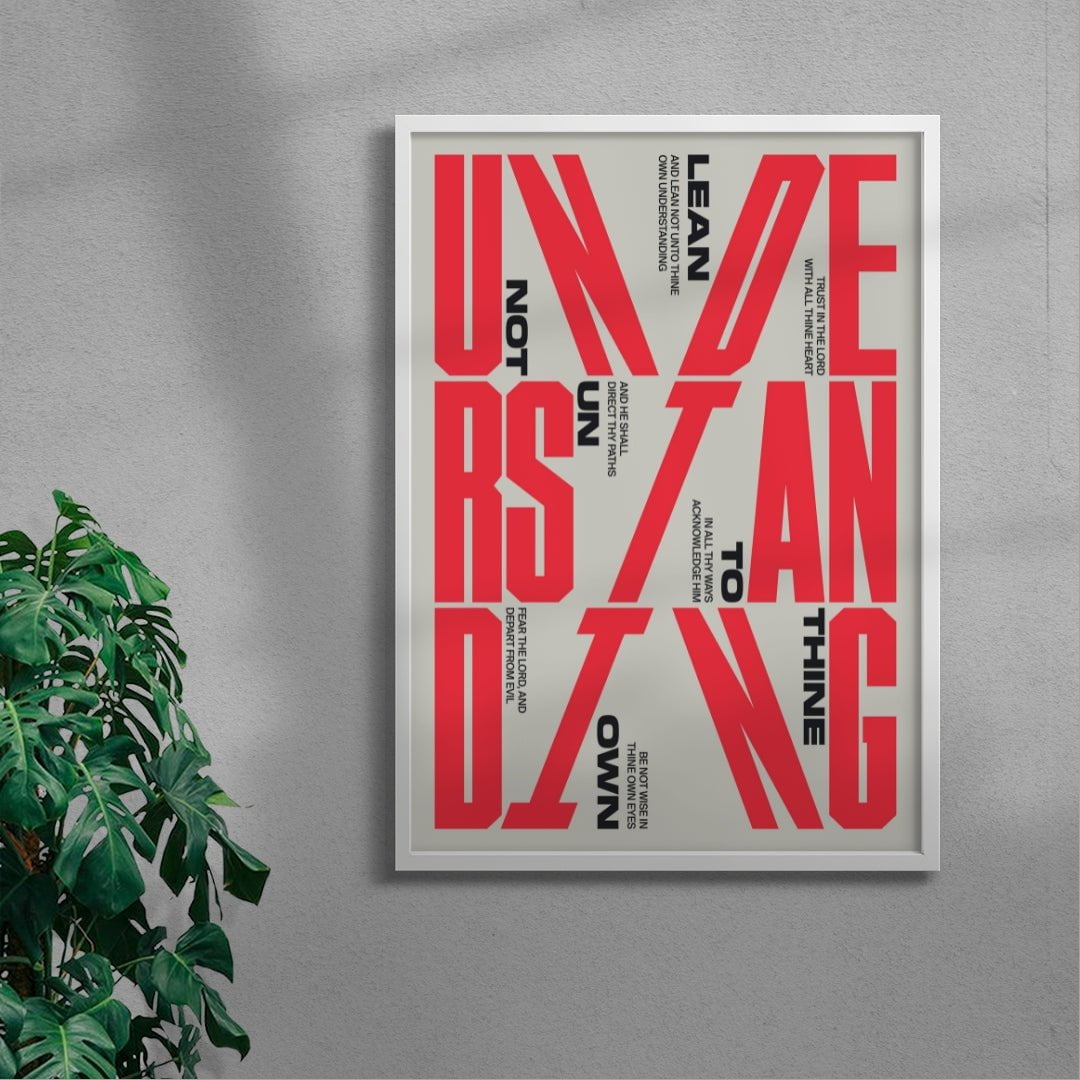 UNDERSTANDING contemporary wall art print by Xtian Miller - sold by DROOL